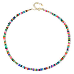 Collar en plata con Ópalo de Etiopía