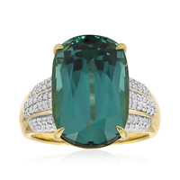 Anillo en oro con Indicolita (AMAYANI)