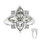 Anillo en plata con Amatista verde (Remy Rotenier)