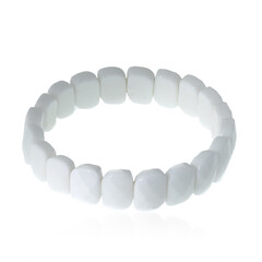 Brazalete con Ágata blanca