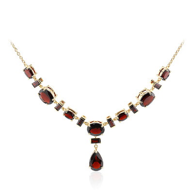 Collar en plata con Granate