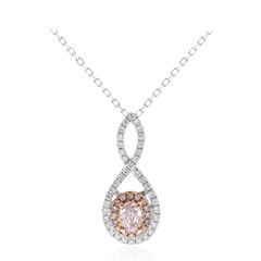 Collar en oro con Diamante rosa I1 (CIRARI)