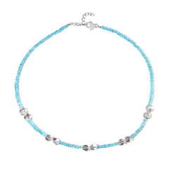 Collar en plata con Apatita azul