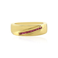 Anillo en plata con Rubí