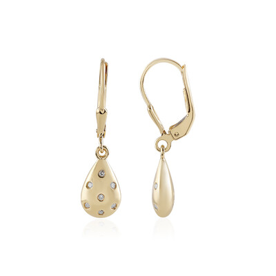 Pendientes en plata con Diamante I3 (J)