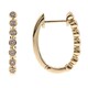 Pendientes en oro con Diamante I1 (H)  (CIRARI)