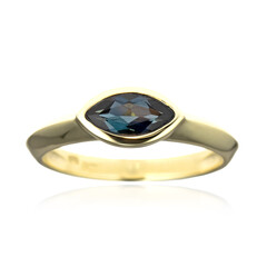 Anillo en oro con Indicolita (CUSTODANA)