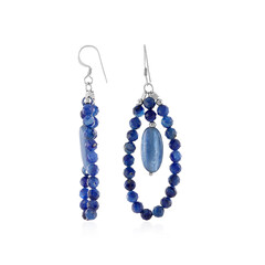 Pendientes en plata con Cianita