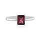 Anillo en plata con Turmalina rosa de Nigeria