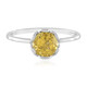 Anillo en oro con Berilo dorado