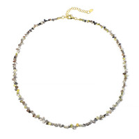 Collar en plata con Diamante fantasía