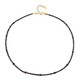 Collar en plata con Diamante negro