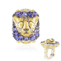 Anillo en plata con Tanzanita (Gems en Vogue)