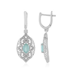 Pendientes en plata con Grandidierita