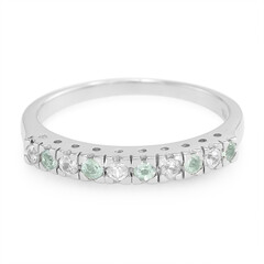 Anillo en plata con Turmalina Paraíba