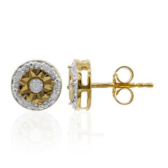 Pendientes en plata con Diamante PK (I)