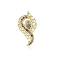 Colgante en oro con Diamante champán I2 (Ornaments by de Melo)