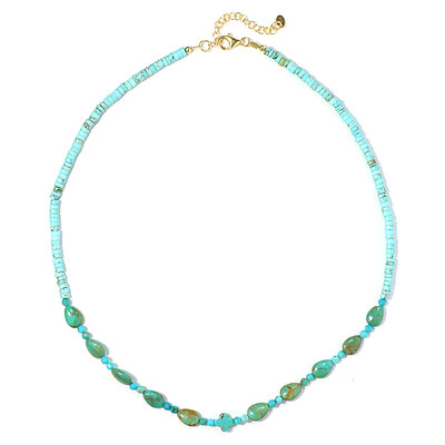 Collar en plata con Turquesa de Royston (Riya)
