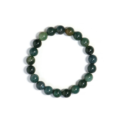 Brazalete con Ágata de musgo