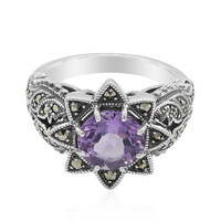 Anillo en plata con Amatista