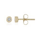 Pendientes en oro con Diamante IF (G)  (de Melo)