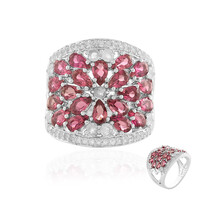 Anillo en plata con Turmalina rosa