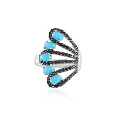 Anillo en plata con Turquesa bella durmiente