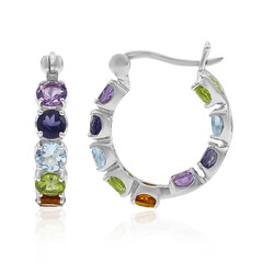 Pendientes en plata con Amatista