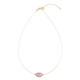 Collar en acero inoxidable con Rodocrosita