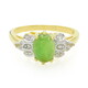 Anillo en plata con Crisoprasa imperial