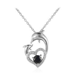 Collar en plata con Zafiro azul