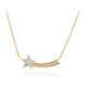 Collar en plata con Topacio blanco