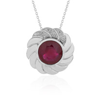 Collar en plata con Rubí de Madagascar (de Melo)