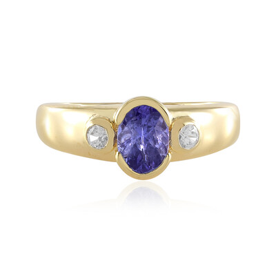 Anillo en plata con Tanzanita (Adela Silber)