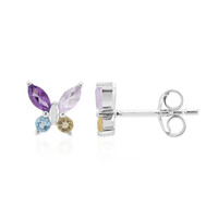 Pendientes en plata con Amatista