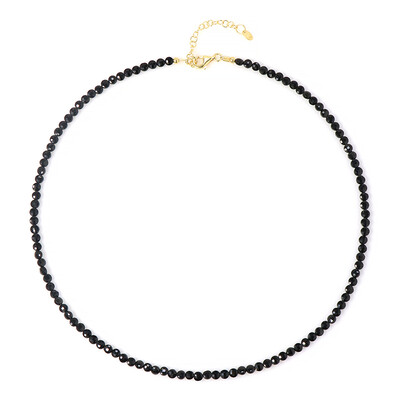 Collar en plata con Espinela negra