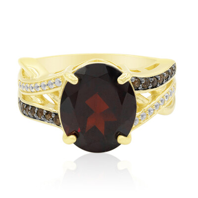 Anillo en plata con Granate
