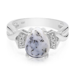 Anillo en plata con Ágata dendrítica