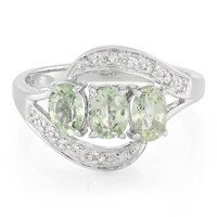 Anillo en plata con Turmalina Paraíba