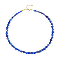 Collar en plata con Ágata azul