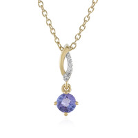 Collar en plata con Tanzanita