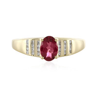 Anillo en oro con Turmalina rosa (Adela Gold)