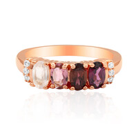 Anillo en plata con Rodolita