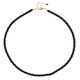 Collar en plata con Espinela negra
