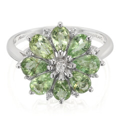 Anillo en plata con Turmalina Paraíba