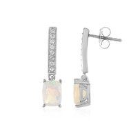 Pendientes en plata con Ópalo de Welo