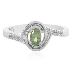 Anillo en plata con Alejandrita de Brasil