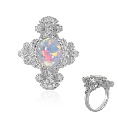 Anillo en plata con Ópalo de Welo