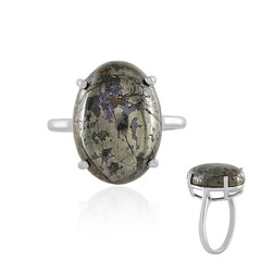Anillo en plata con Oro de apache