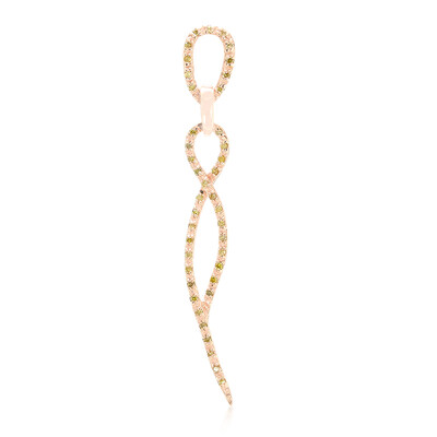 Colgante en plata con Diamante fantasía